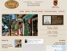Tablet Screenshot of morganstavernnewbern.com